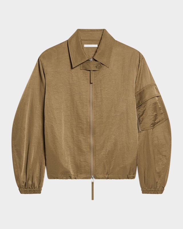 Creased Ma1 Bomber Jacket